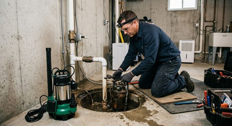 Sump Pump Relocation in Pompano Beach, FL
