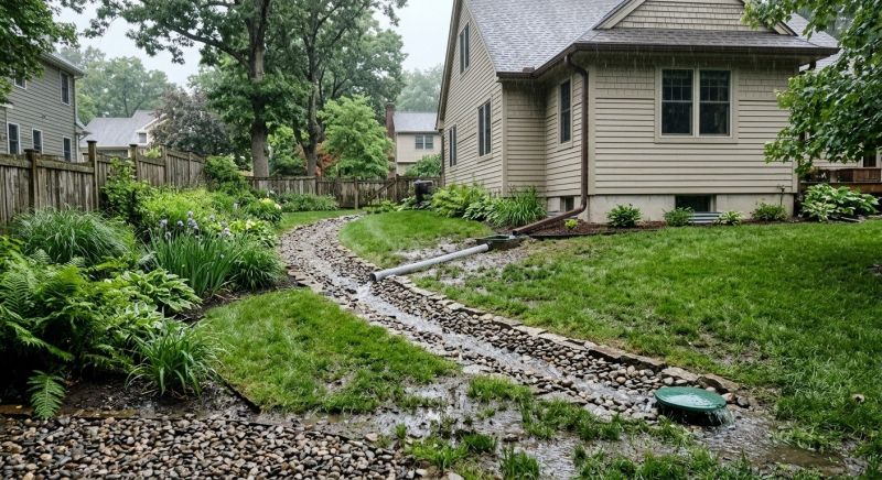 Yard Drainage Improvement in Tuscaloosa, AL