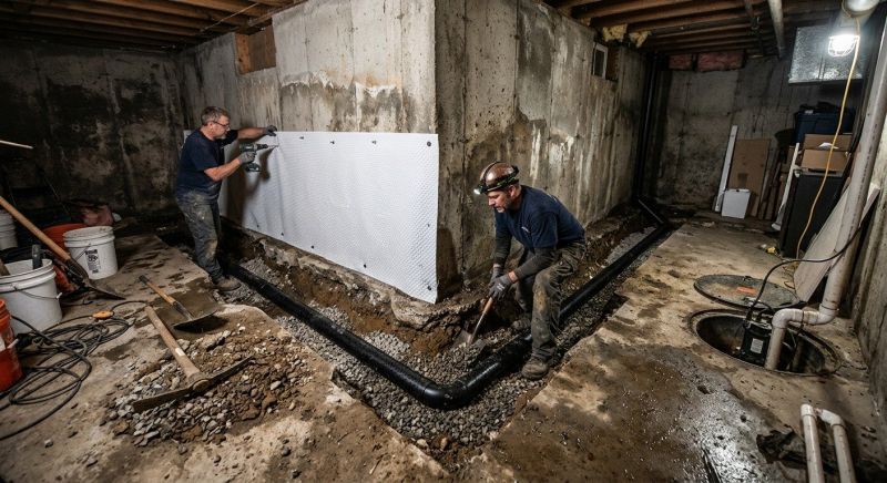 Basement Seepage Repair in Tampa, FL