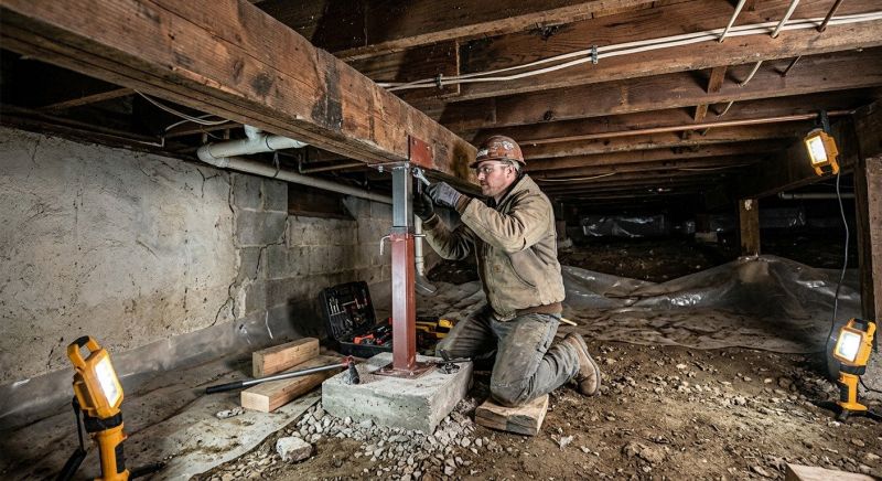 Crawl Space Leveling in Columbus, OH