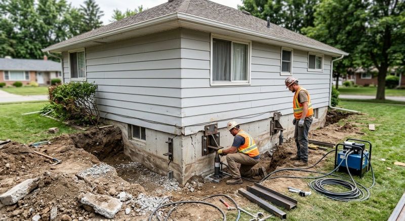 Exterior Foundation Repair in Columbus, OH