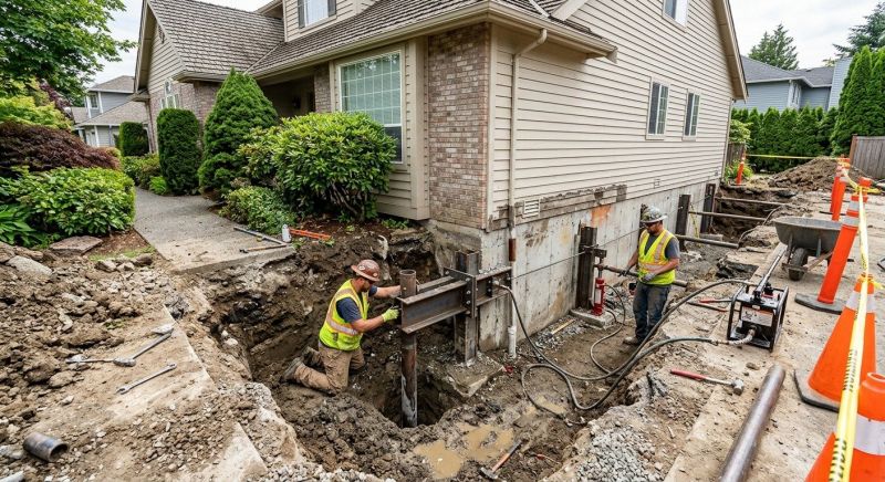Foundation Settlement Repair in Columbus, OH