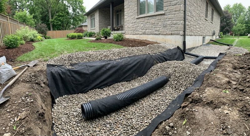 French Drain Installation in Birmingham, AL