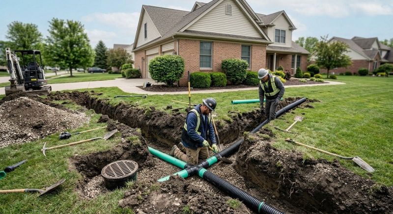 House Drainage Installation in Birmingham, AL