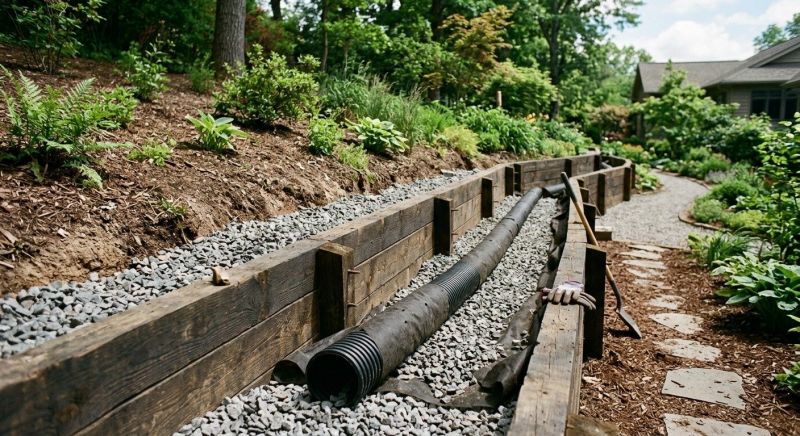 Retaining Wall Drainage in Tuscaloosa, AL