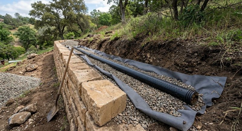 Retaining Wall Drainage in Birmingham, AL