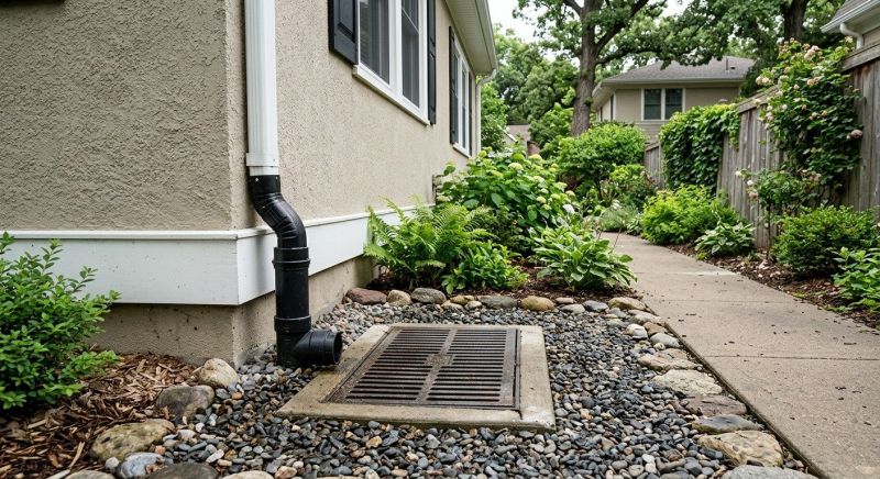 Sidewalk Drainage Installation in Birmingham, AL