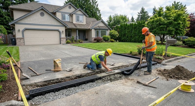 Water Drainage Installation in Birmingham, AL