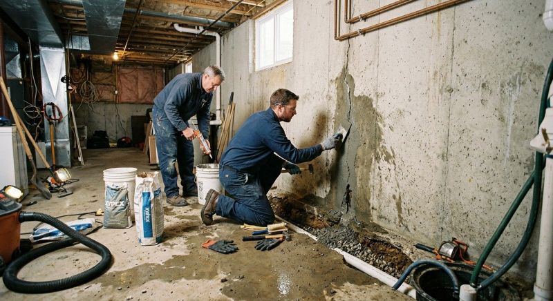 Wet Basement Repair in Columbus, OH