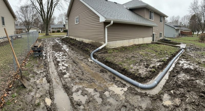 Wet Yard Drainage in Birmingham, AL