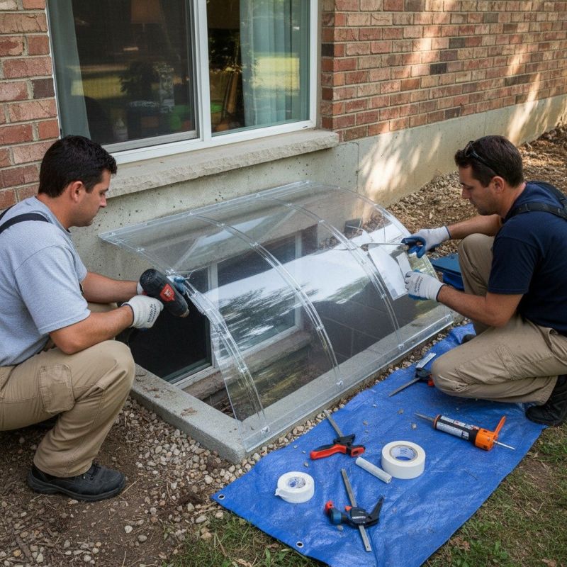 Window Well Cover Installation in Alpharetta, GA