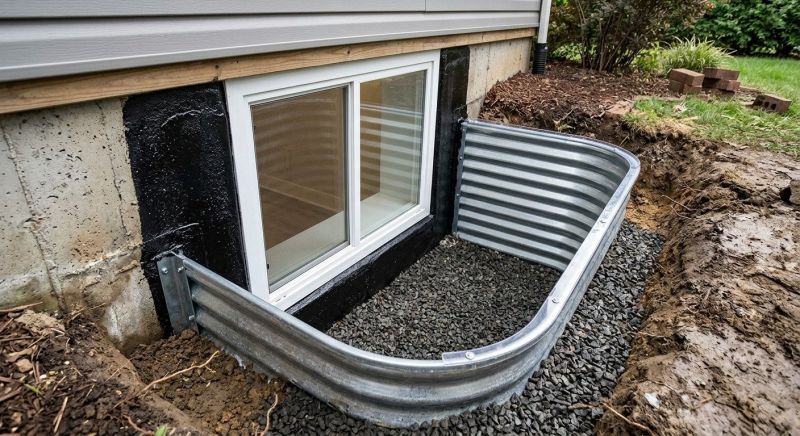 Window Well Waterproofing in Conroe, TX