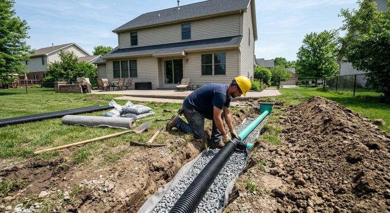 Yard Drain Installation in Tuscaloosa, AL